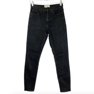 Everlane High Rise Black Skinny Jeans Size 25 Regular
